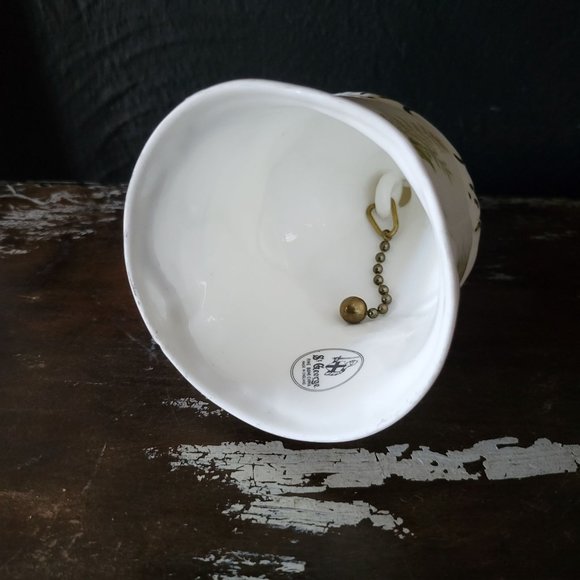 Vintage St. George Fine Bone China Bell Ferns Gold Trim, Plant Lover, Guest Room - Picture 6 of 7